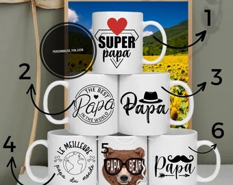 Tazza per papà, regalo per la festa del papà, tazza personalizzata per papà