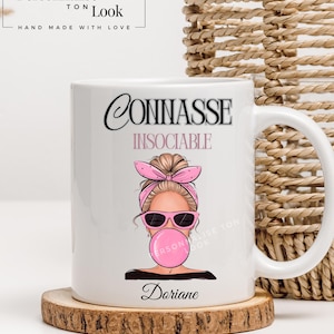 Tasse Personnalisable Avec Prénom - Mug Céramique Humour Et Dicton Drôle, Fabriqué En Allemagne