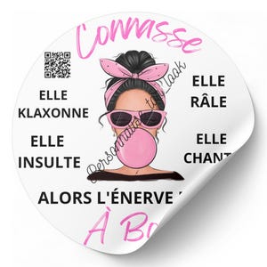 car stickers bitch on board humor brunette woman humorous car bumper sticker car accessories vehicle sticker