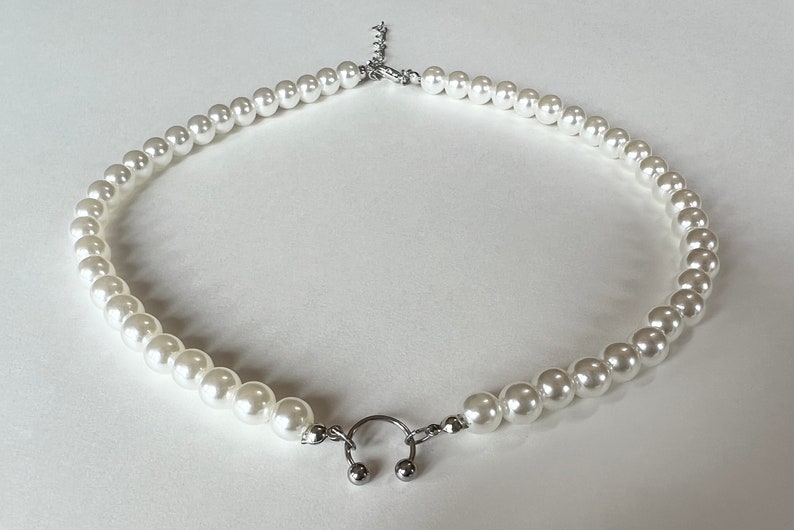 Machine Gun Kelly Inspired Pearl Necklace Etsy Australia