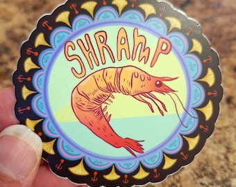 SHRAMP vinyl sticker