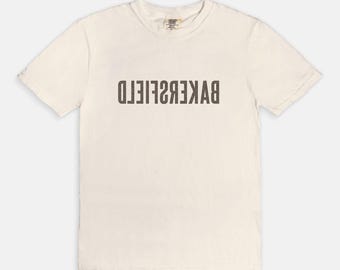 Bakersfield Tee in Ivory Comfort Colors Tee 1717 (DTG)