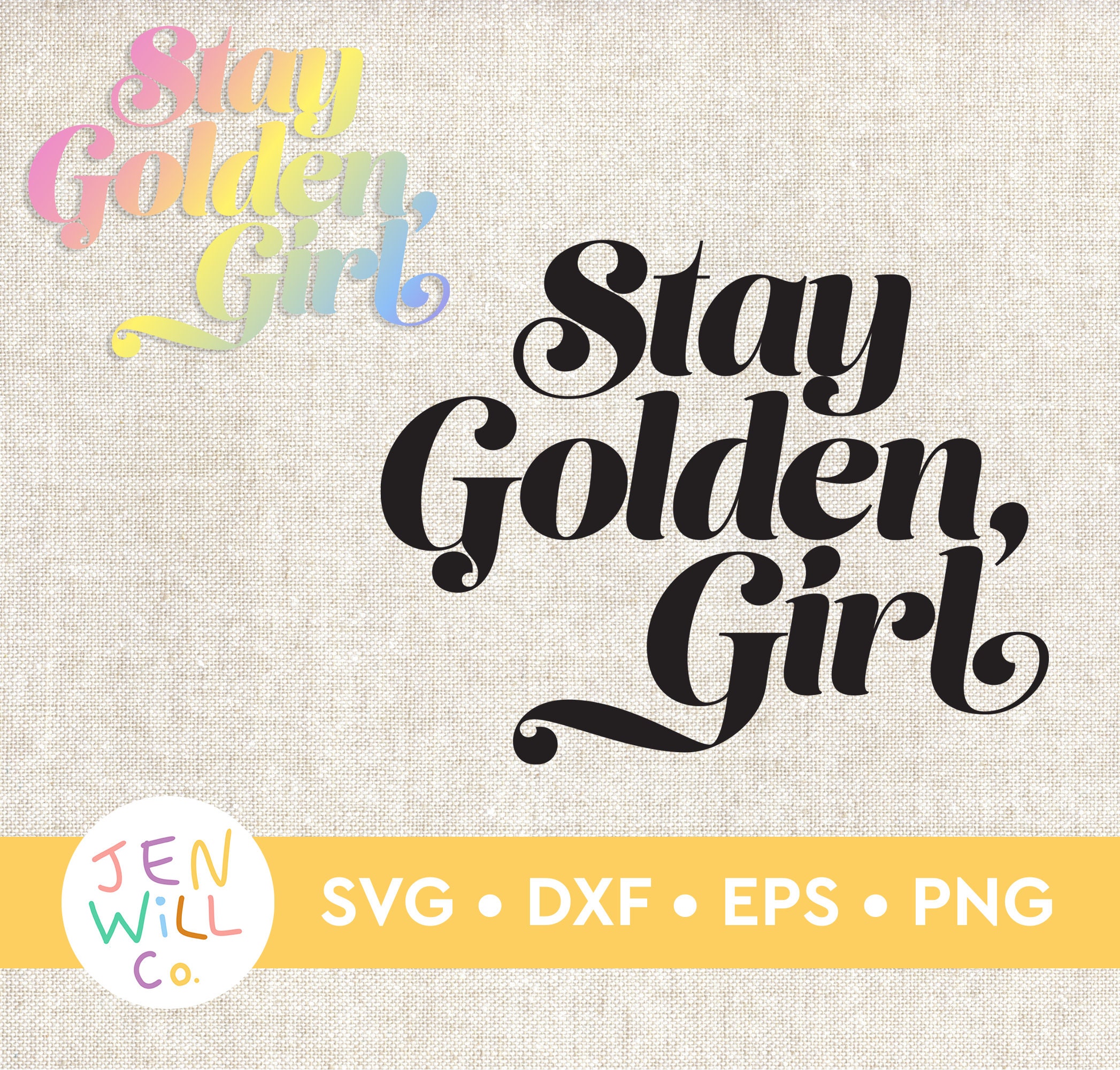 Golden Girls Logo Png - Etsy, image size:2094x2000