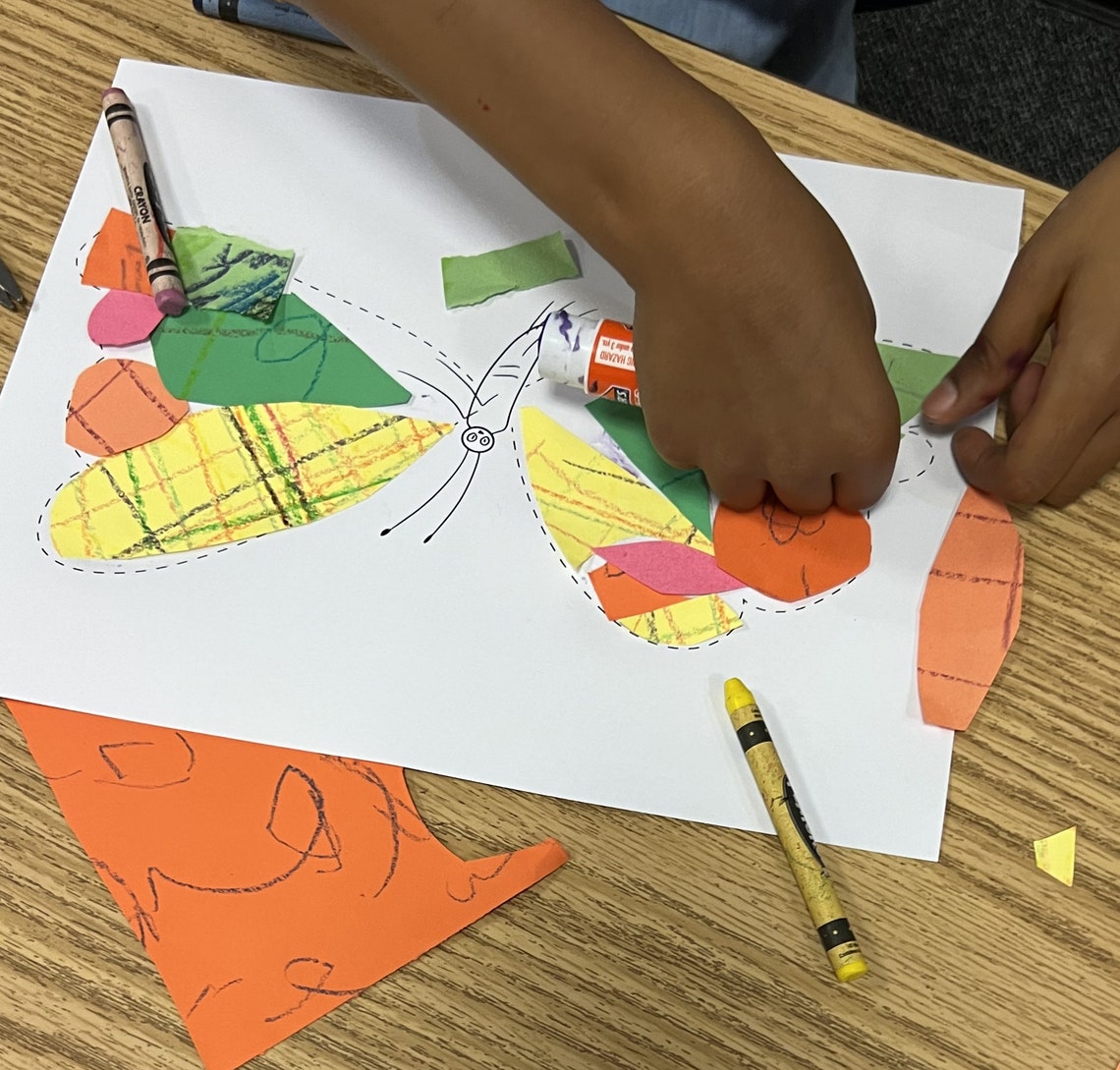 The Very Hungry Caterpillar Butterfly Template, Eric Carle Inspired ...