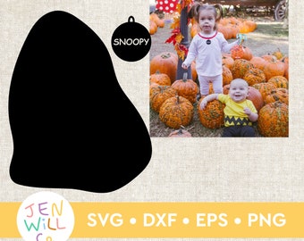 Snoopy Costume SVG: DIY Dog Tag & Spot (Digital Files)