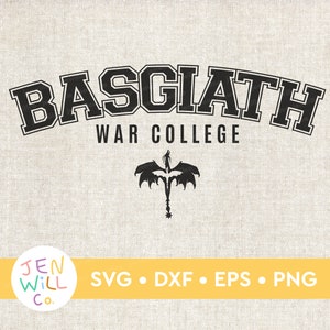 Basgiath War College Emblem File, Dragon School Clipart, cutting machine, clipart, png, eps dxf