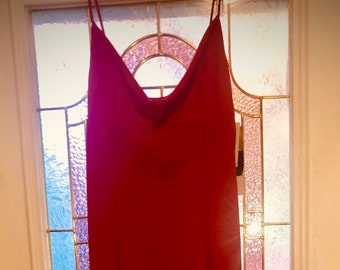 Red Scott McClintock Gown, Size 10