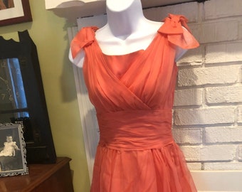 1950's Taffeta Bridesmaid's Dress