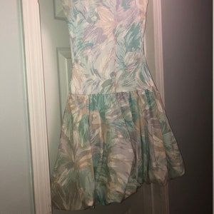 Girls 1980&#39;s Bubble Dress Size 11/12