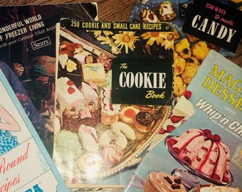 Vintage Cookbooks from the 50s and 60s