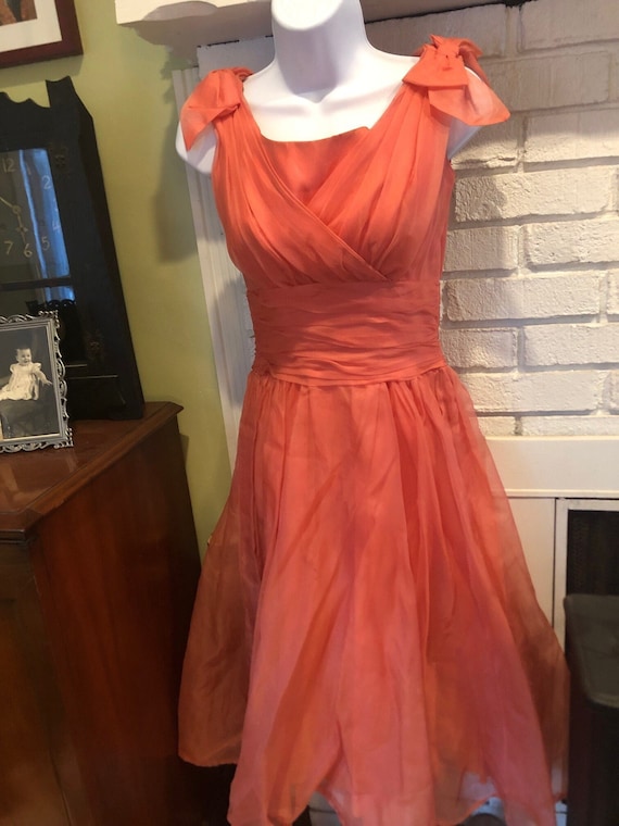 1950's Taffeta Bridesmaid's Dress