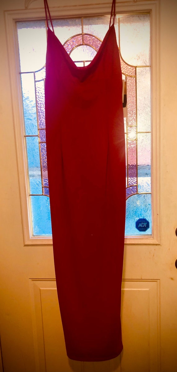 Red Scott McClintock Gown, Size 10