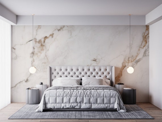 LACHEERY Folie voor meubels, marmer, wit, 40 cm x 700 cm, zelfklevend