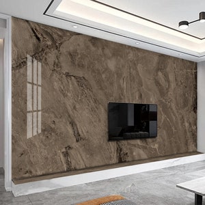 Dark Brown Marble Texture Wallpaper Peel and Stick Wallpaper Self Adhesive Wallpaper Living Room Bedroom Wall Sticker Custom wallpaper