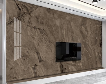 Dark Brown Marble Texture Wallpaper Peel and Stick Wallpaper Self Adhesive Wallpaper Living Room Bedroom Wall Sticker Custom wallpaper