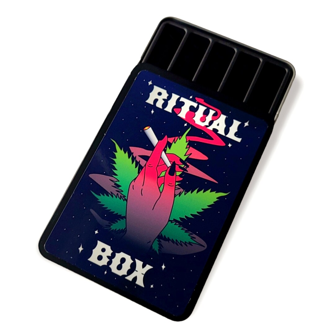 Ritual Box Stash Box Joint Case Holder Crush Proof Cigarette Etsy