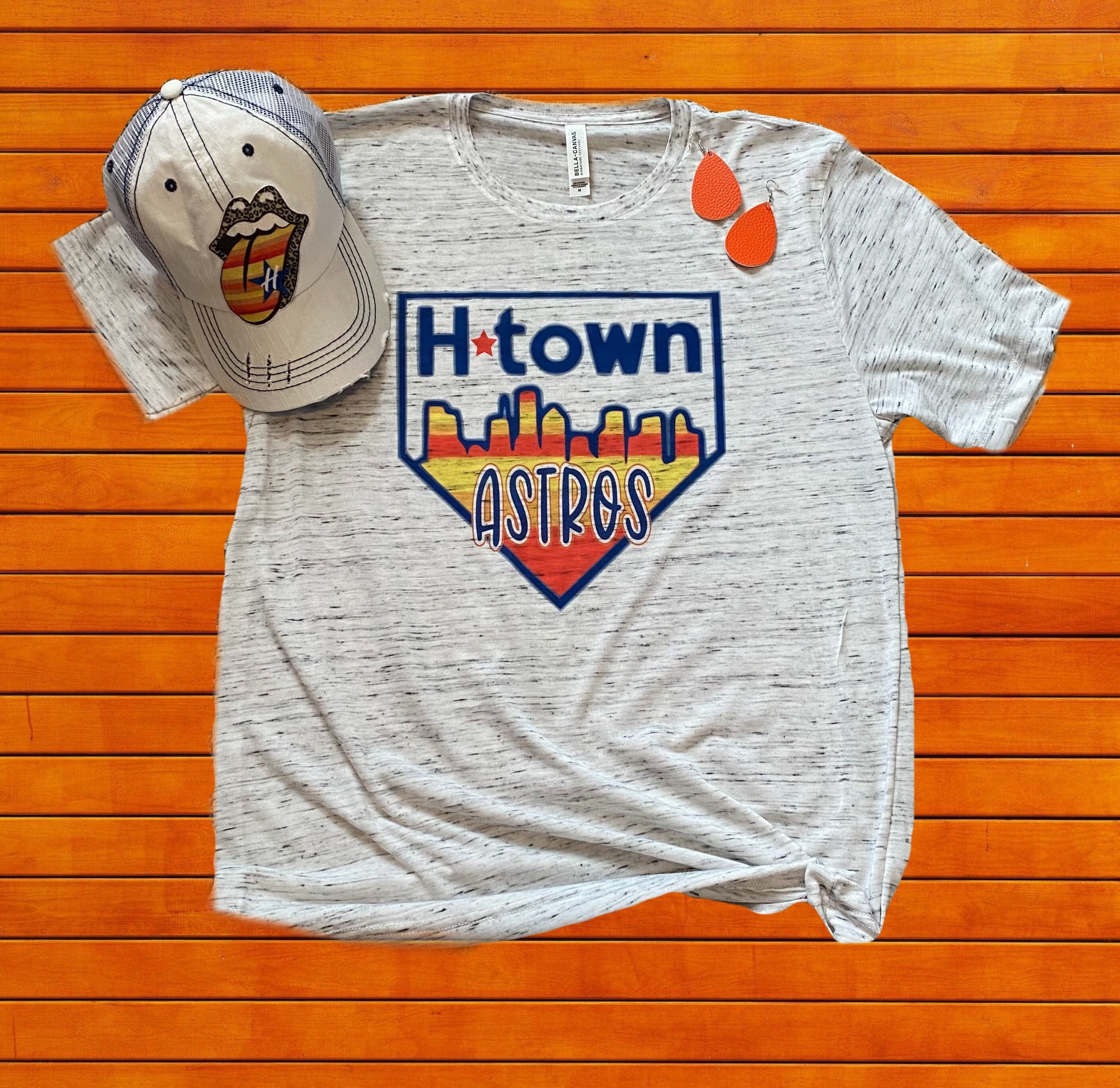 Astros T-shirt Houston Astros H-town Kiss Fans 