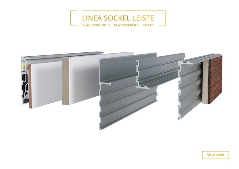 Flush skirting boards from LINEA Sample set image 1