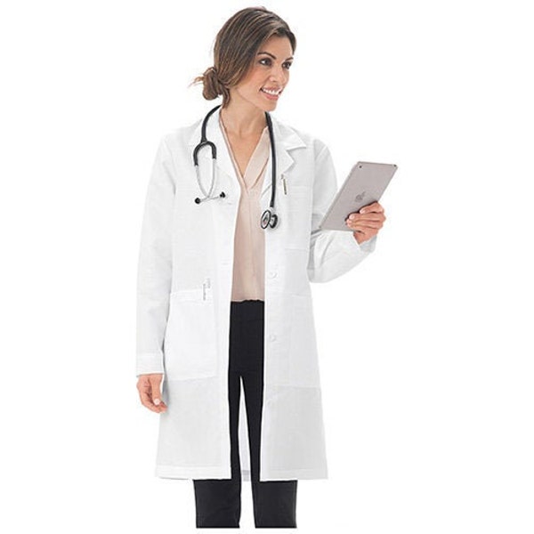 Meta 1964 Medical Lab Coats Embroidered Personalized lab coats with Name, title, buisness Up to 3 lines. Logos can be done with upcharge!