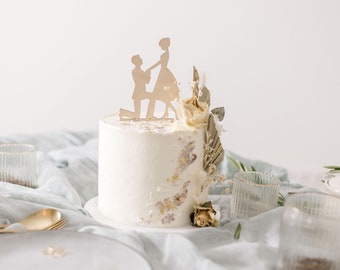 Caketopper zur Hochzeit | Cake Topper personalisiert | Cake Topper aus Holz | Cake Topper zur Hochzeit mit Name | Tortenaufstecker |