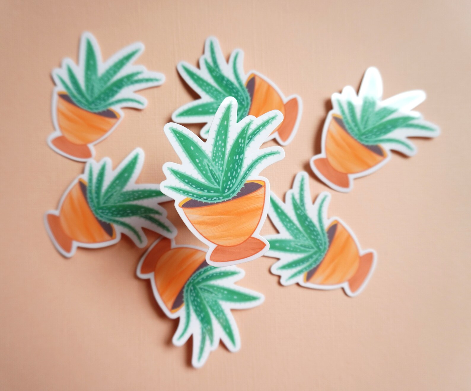 Aloe Vera Sticker | Plant Sticker | Succulent Art | Aloe Plant | Gift ...