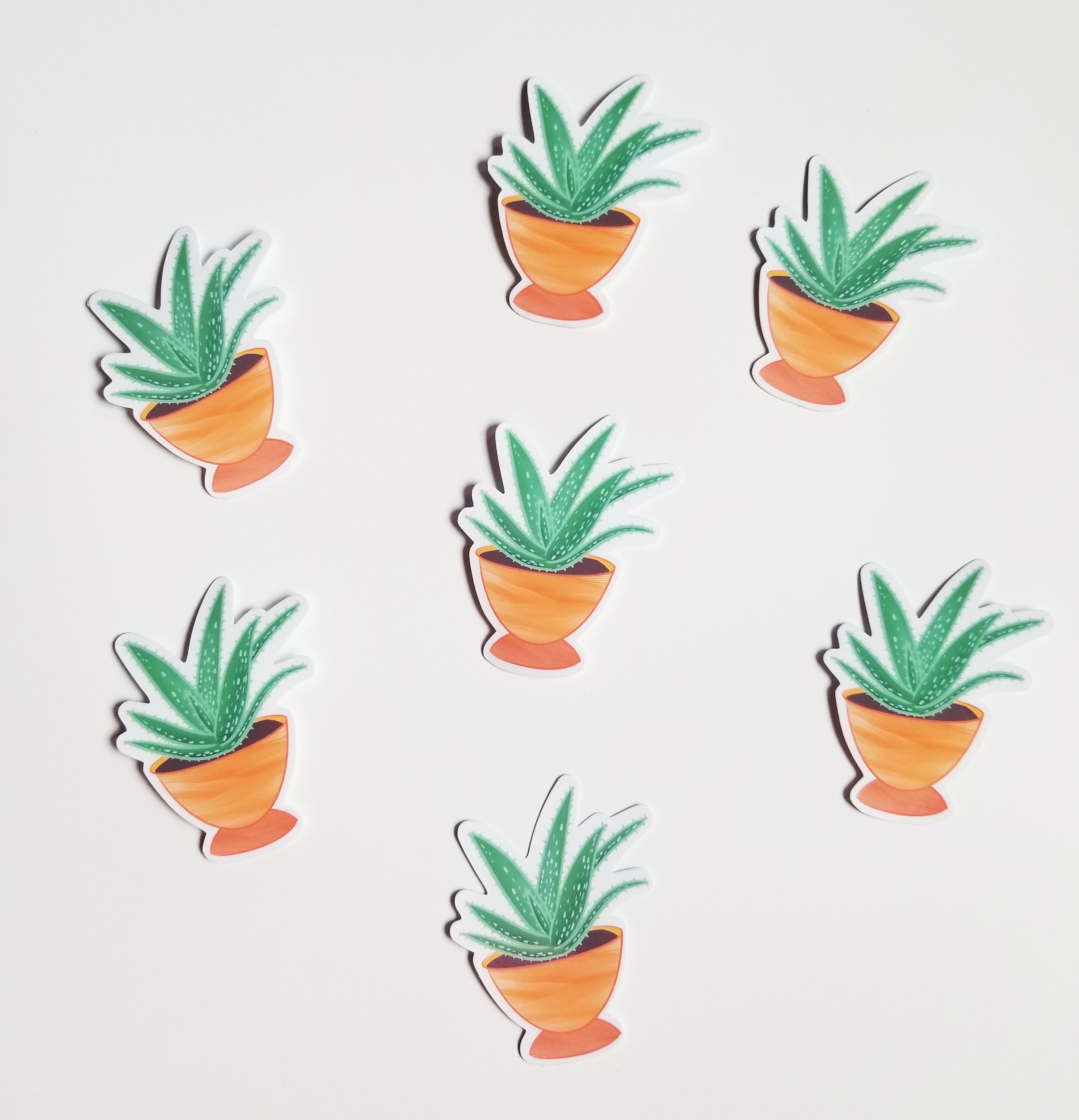 Aloe Vera Sticker | Plant Sticker | Succulent Art | Aloe Plant | Gift ...