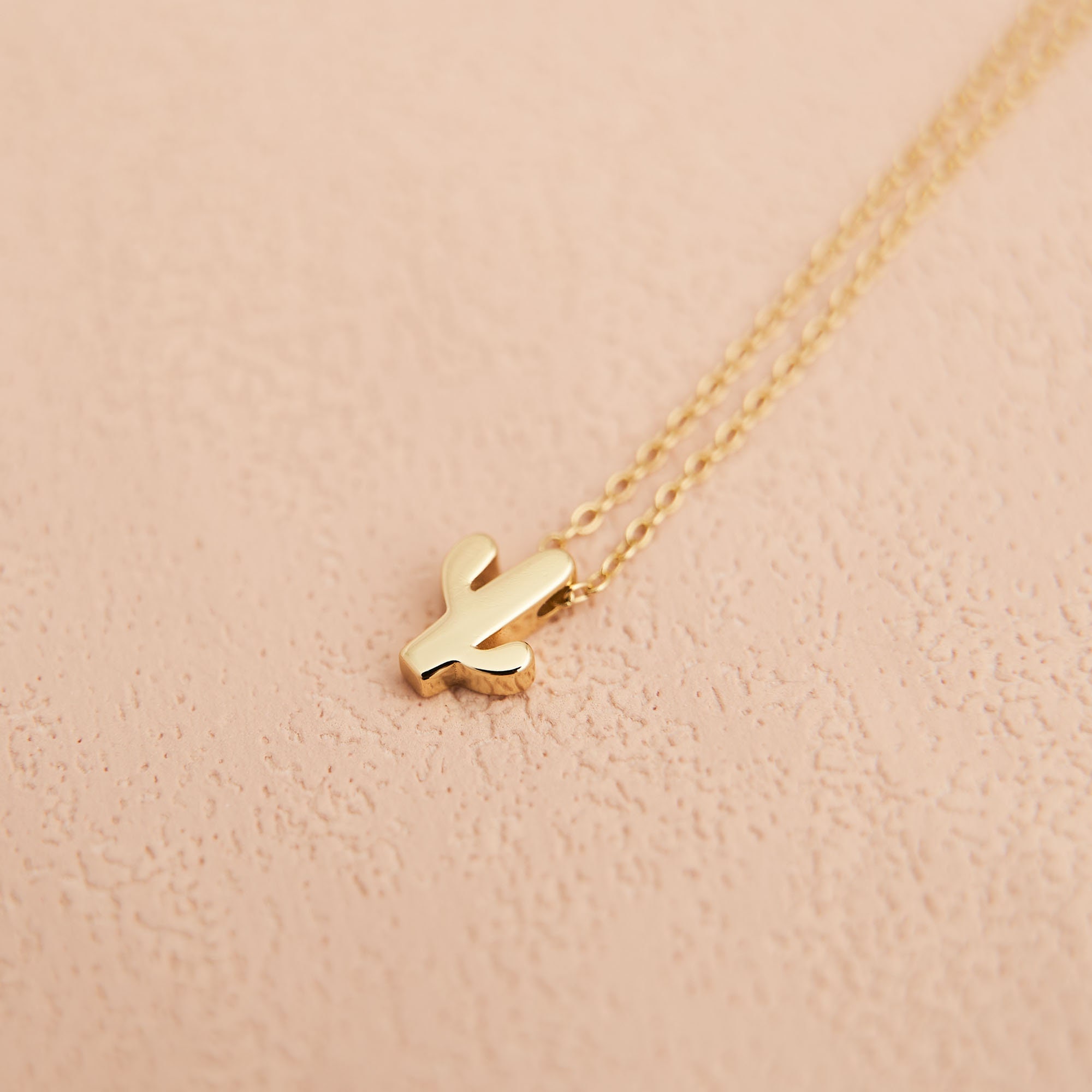 Gold Cactus Necklace Etsy Australia