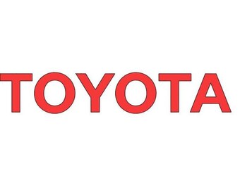 powered by toyota vinyl logo decal sticker 11.5 x 1.80 powered by toyota vinyl logo decal sticker 11.5 x 1.80
