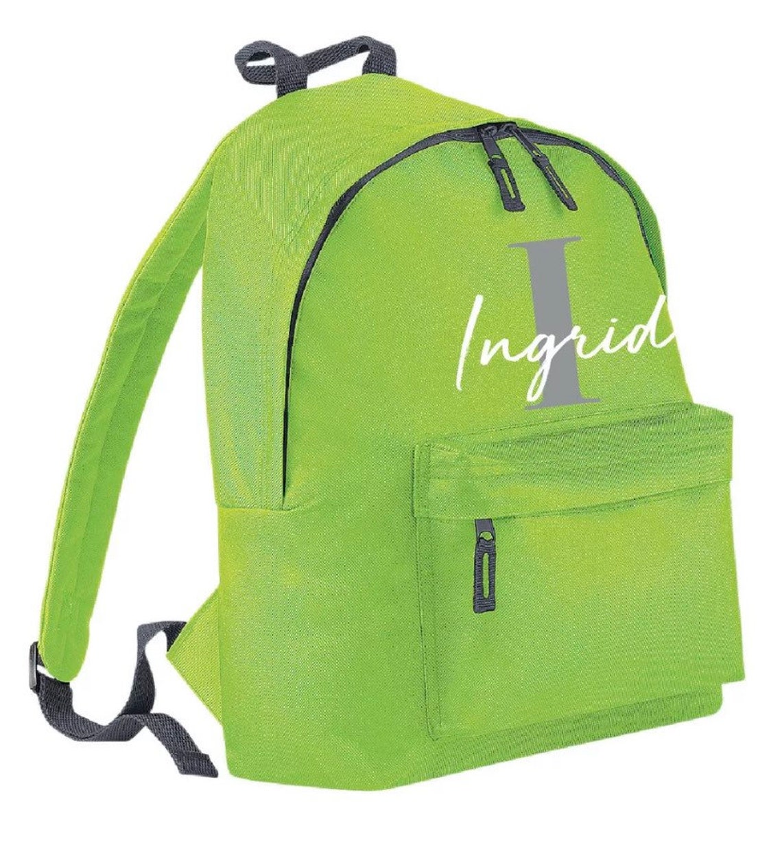 Personalised Kids School Bag Name Letter Etsy