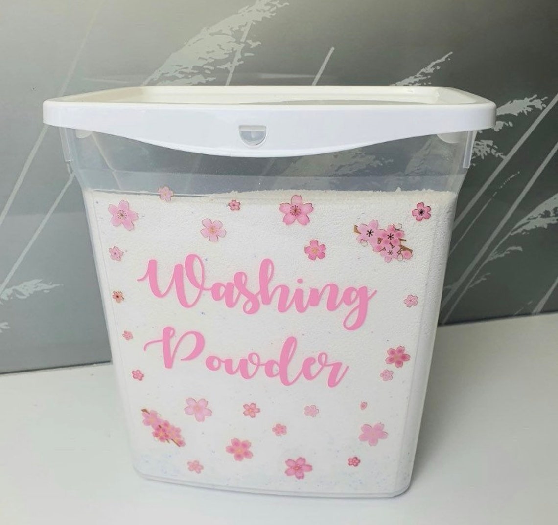 Personalised Washing Powder Box with Handle 6 Litre | Etsy