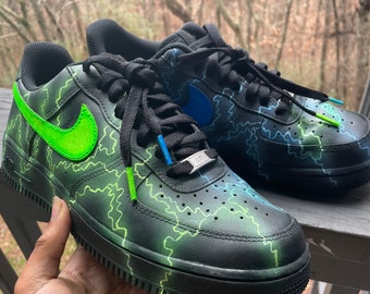 custom air force 1 lightning