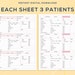 Printable Telemetry Report Sheet, 3 Patient Report Sheet, Medical ...