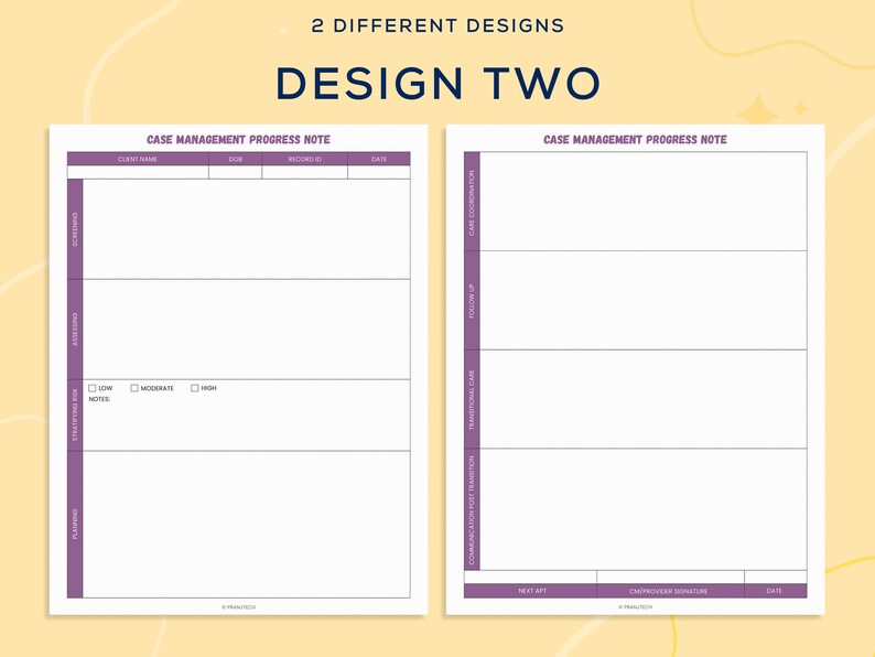Case Manager Progress Notes, Fillable, Printable & Editable Form ...