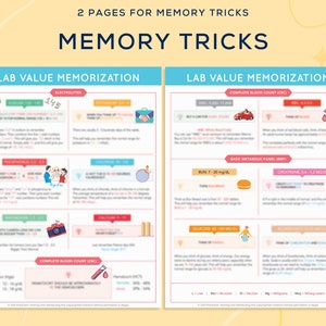 Lab Value Cheat Sheet | Memory Tricks | Memorize Sheet | Nursing Study ...
