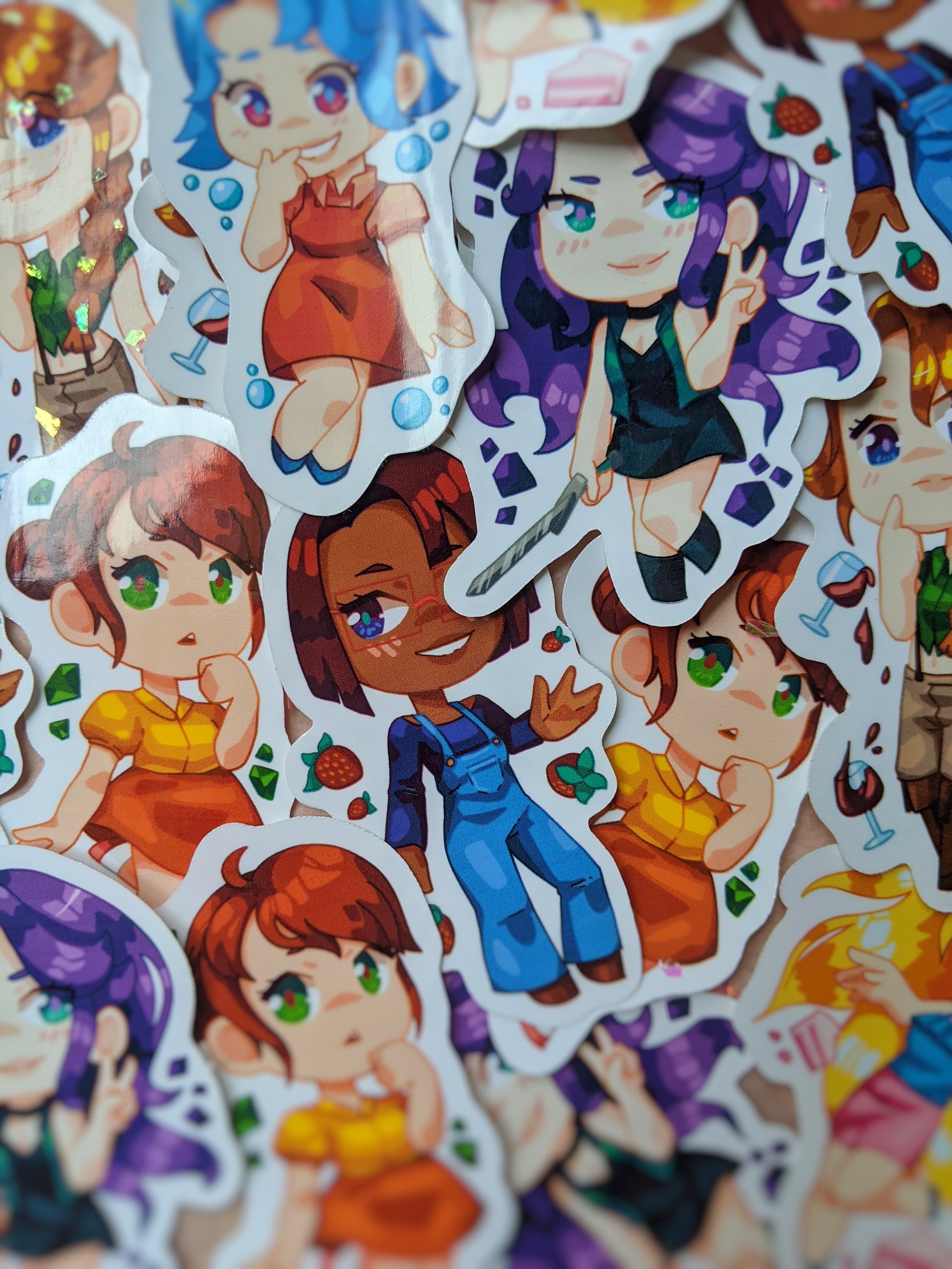 Stardew Valley Bachelorette Stickers Waterproof Vinyl Etsy