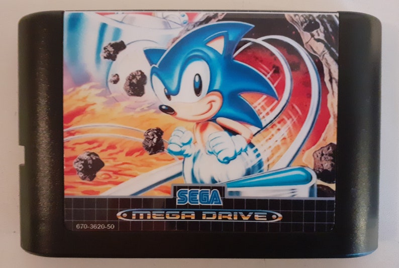 Sonic the Hedgehog SPINBALL Sega Mega Drive Game Cartridge Repro - Etsy