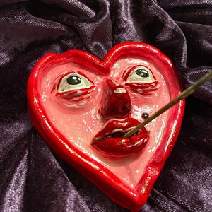 Heart Face Incense Holder -  Canada