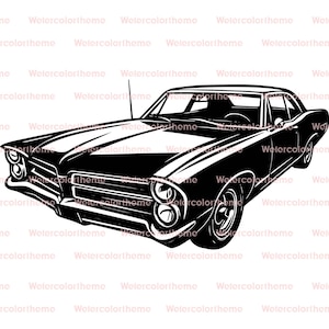 1965 pontiac catalina svg, pontiac catalina 1965clipart, pontiac catalina umriss, pontiac linie kunst, pontiac svg vektor, pontiac linie kunst