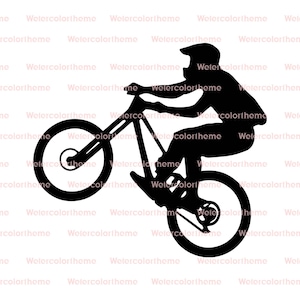 svg vtt, silhouette vtt, vététiste svg, svg silhouette vélo, fichier coupé vtt motard, vtt vélo svg