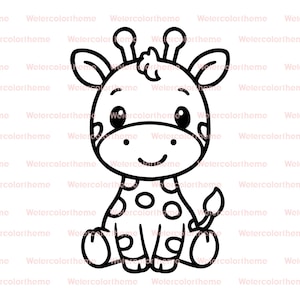 schattige giraf svg, cartoon giraf png, giraf zeer fijne tekeningen, giraf cartoon png, giraf png-tekenfilm, giraf lijntekening