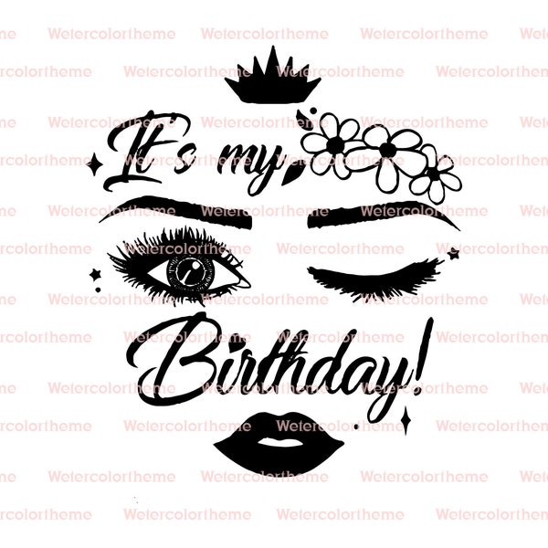 Birthday Lips SVG,Woman Birthday PNG,Lady Birthday svg,Stylish Lip Svg,Beauty Queen SVG,Birthday Glam Png,Birthday Fashionista Svg