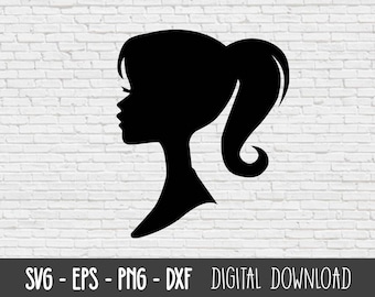 doll head svg,women head svg,ponytail silhouette,doll head silhouette,doll head for cricut,doll head vector,doll head clipart