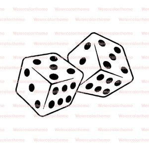 Würfel Clipart, Würfel Vektor, Würfel Silhouette, Würfel PNG, Würfel schneiden Datei, Würfel-Design, Würfel Illustration, Würfel Grafik, Würfel Aufkleber