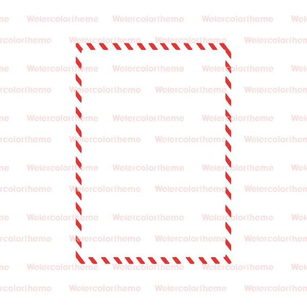 Holiday Candy Cane SVG,Christmas Border Clipart,Festive Candy Cane Art,Xmas Design Elements,Candy Cane Silhouette,Winter Border SVG