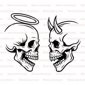 engel duivel svg, engel duivel clipart, engel en duivel illustraties, duivel en engel clipart, duivel engel clipart, engel en demon online
