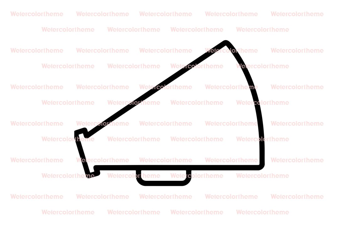 Megaphone Outline Clipart,megaphone Vector,megaphone Clipart,megaphone ...
