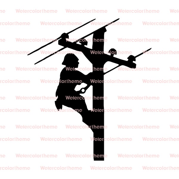 lineman svg,electrician svg,lineman svg files,lineman Clipart,Lineman PNG,Lineman Vector,Electrician Clipart,Climbing Lineman Design