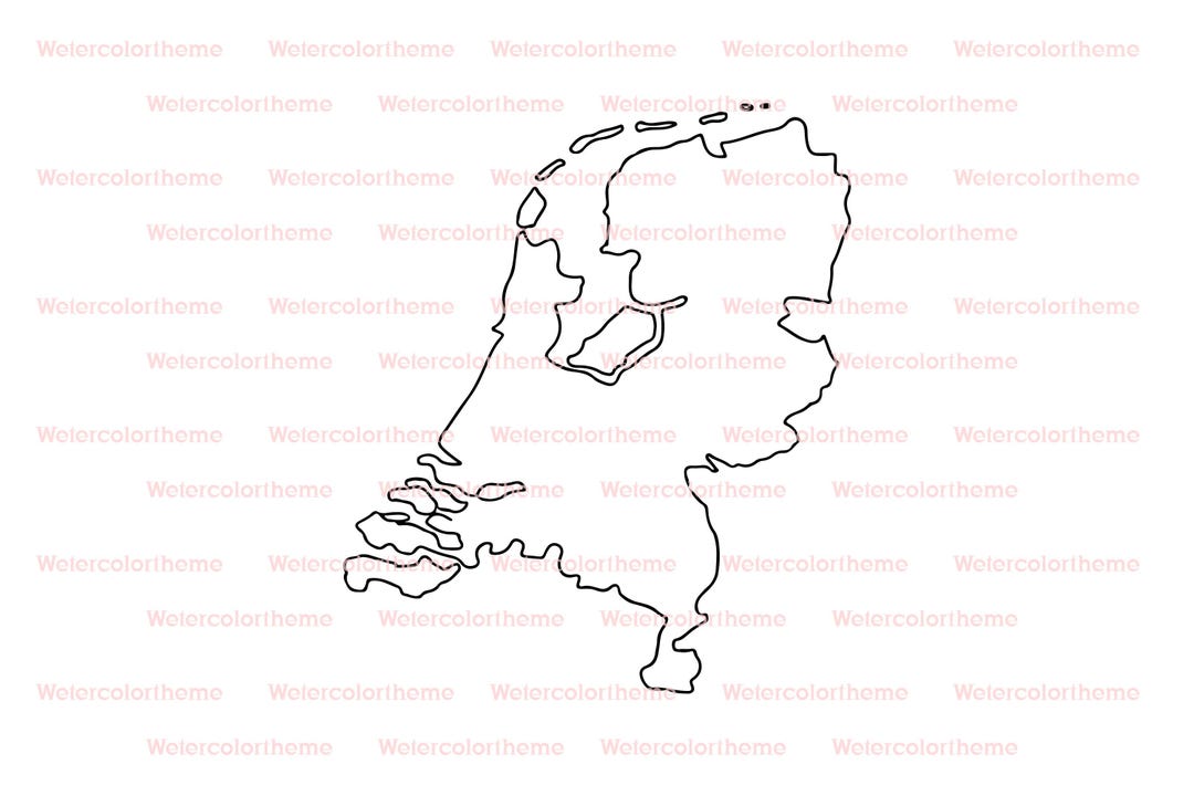 Netherlands Outline Svg,map Netherlands Vector,netherlands Clipart ...