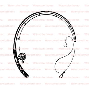 canne à pêche svg, svg de canne à pêche, canne à pêche silhouette, canne à pêche vectorielle, dessin au trait canne à pêche, art vectoriel canne à pêche, cannes à pêche svg