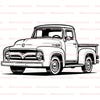Ford F100 1974 Vector Cut File - Etsy UK